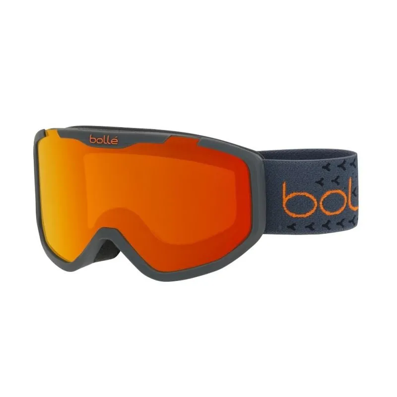 MáSCARA DE ESQUí BOLLé ROCKET PLUS (GRIS OSCURO NARANJA MATE  AMANECER)