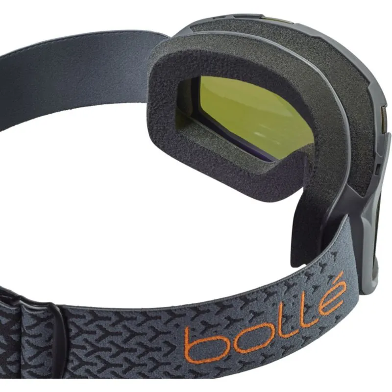 MáSCARA DE ESQUí BOLLé ROCKET PLUS (GRIS OSCURO NARANJA MATE  AMANECER)