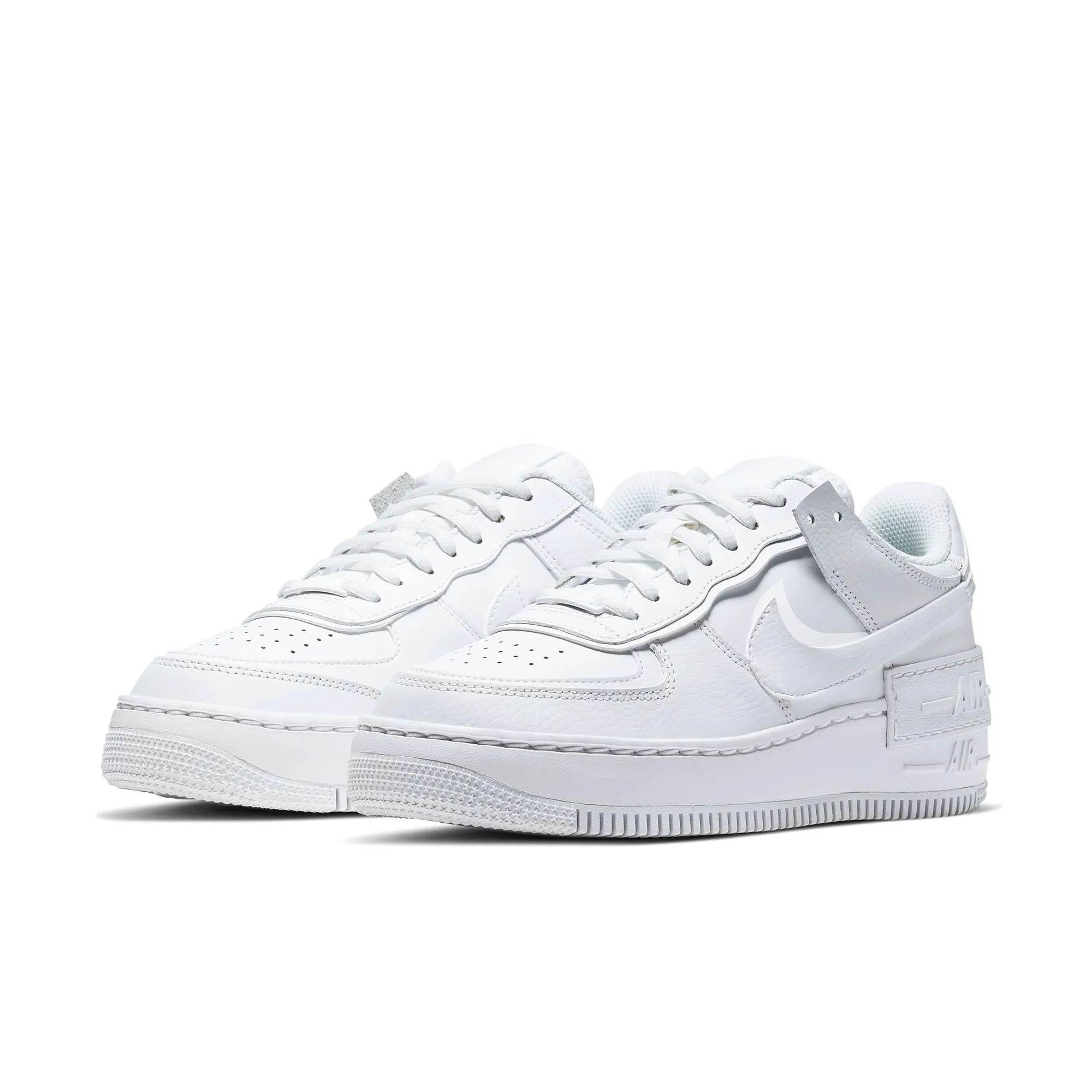 NIKE AIR FORCE 1 SHADOW WHITE/WHITEWHITE
