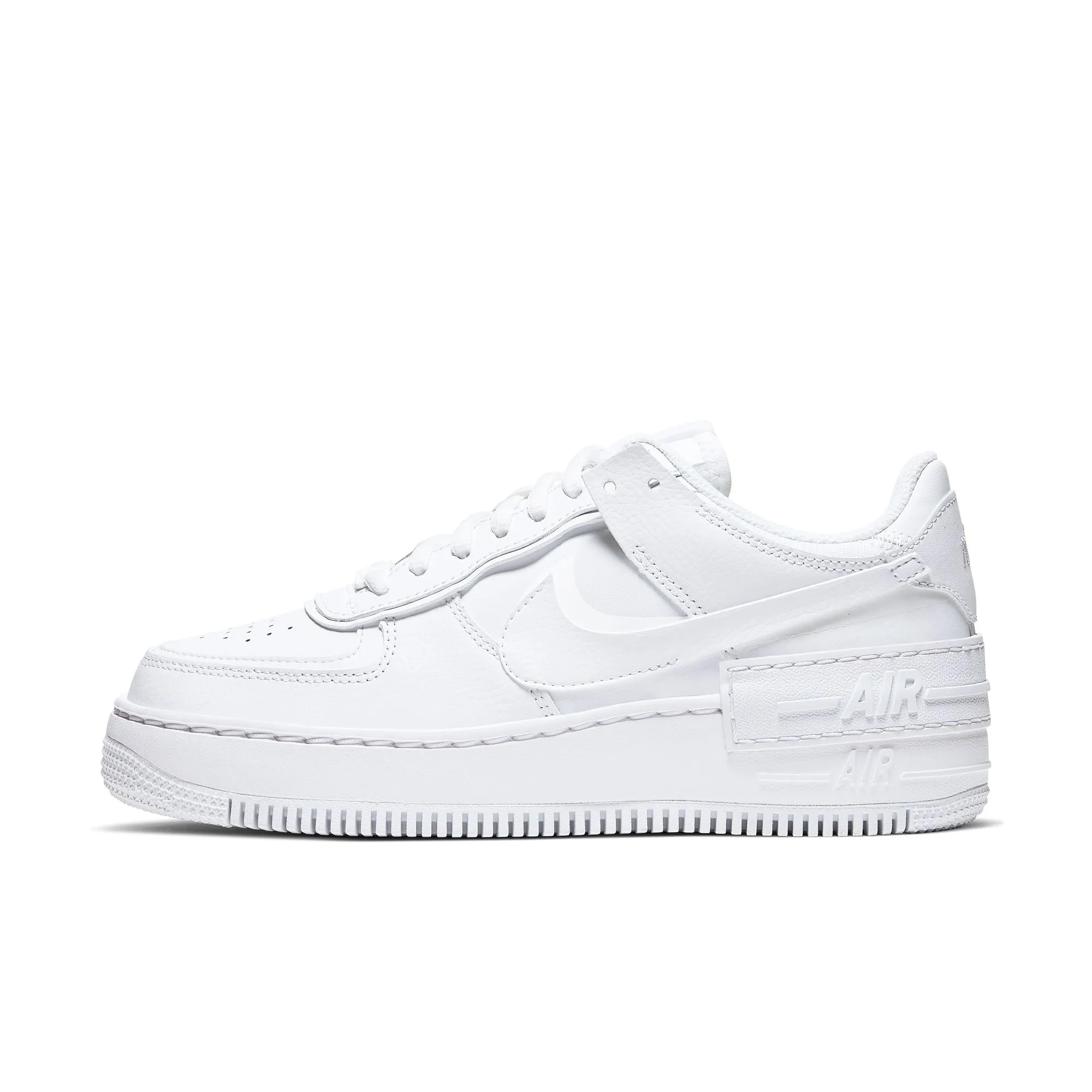NIKE AIR FORCE 1 SHADOW WHITE/WHITEWHITE