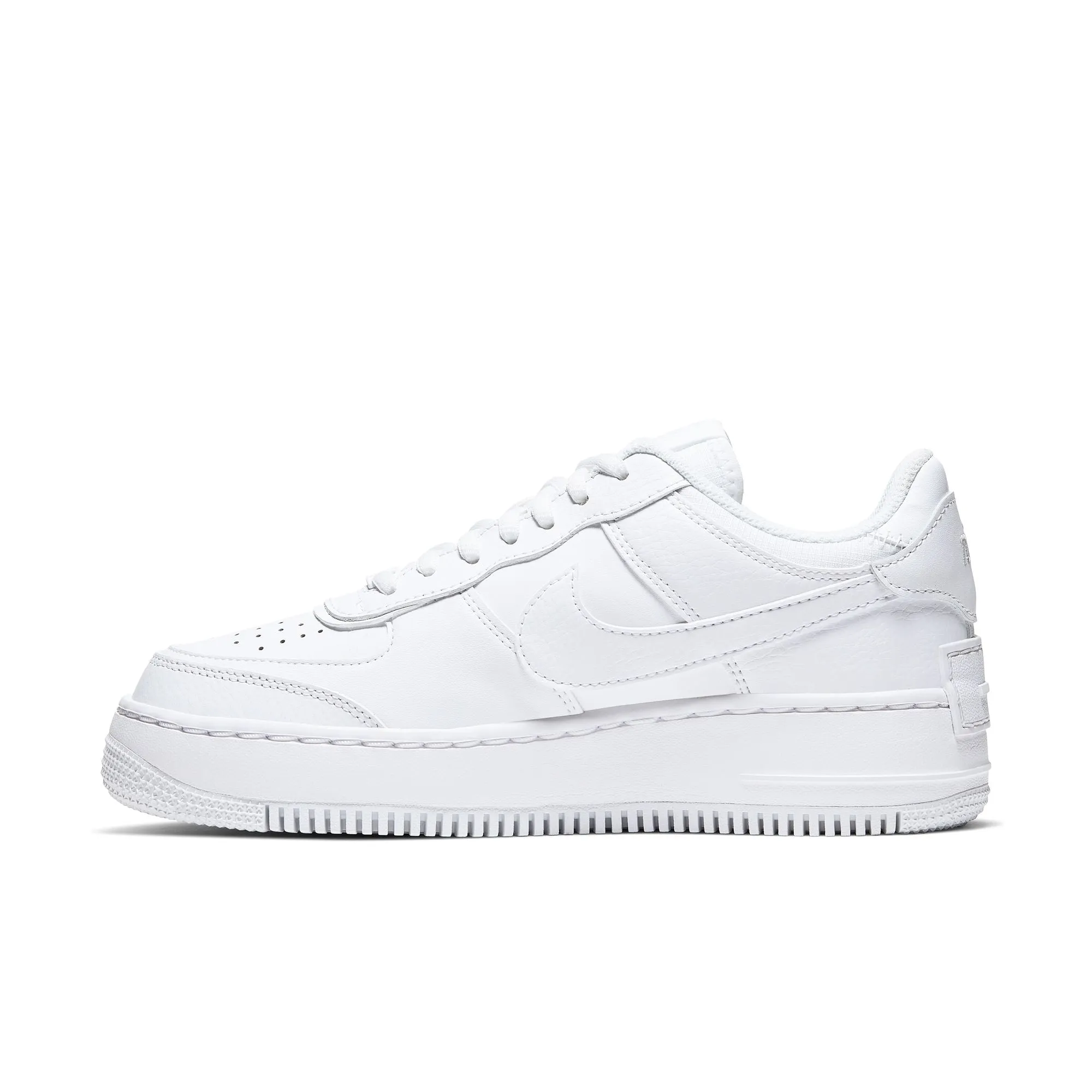 NIKE AIR FORCE 1 SHADOW WHITE/WHITEWHITE