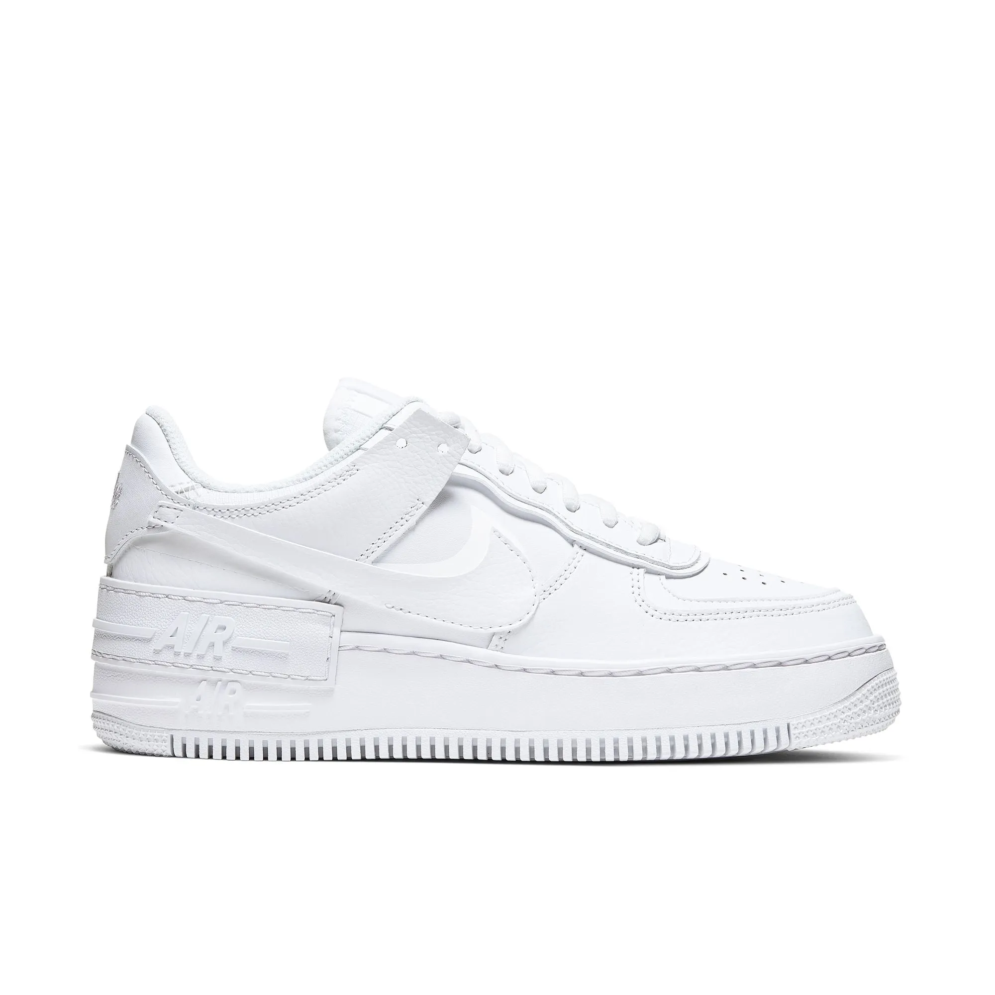 NIKE AIR FORCE 1 SHADOW WHITE/WHITEWHITE