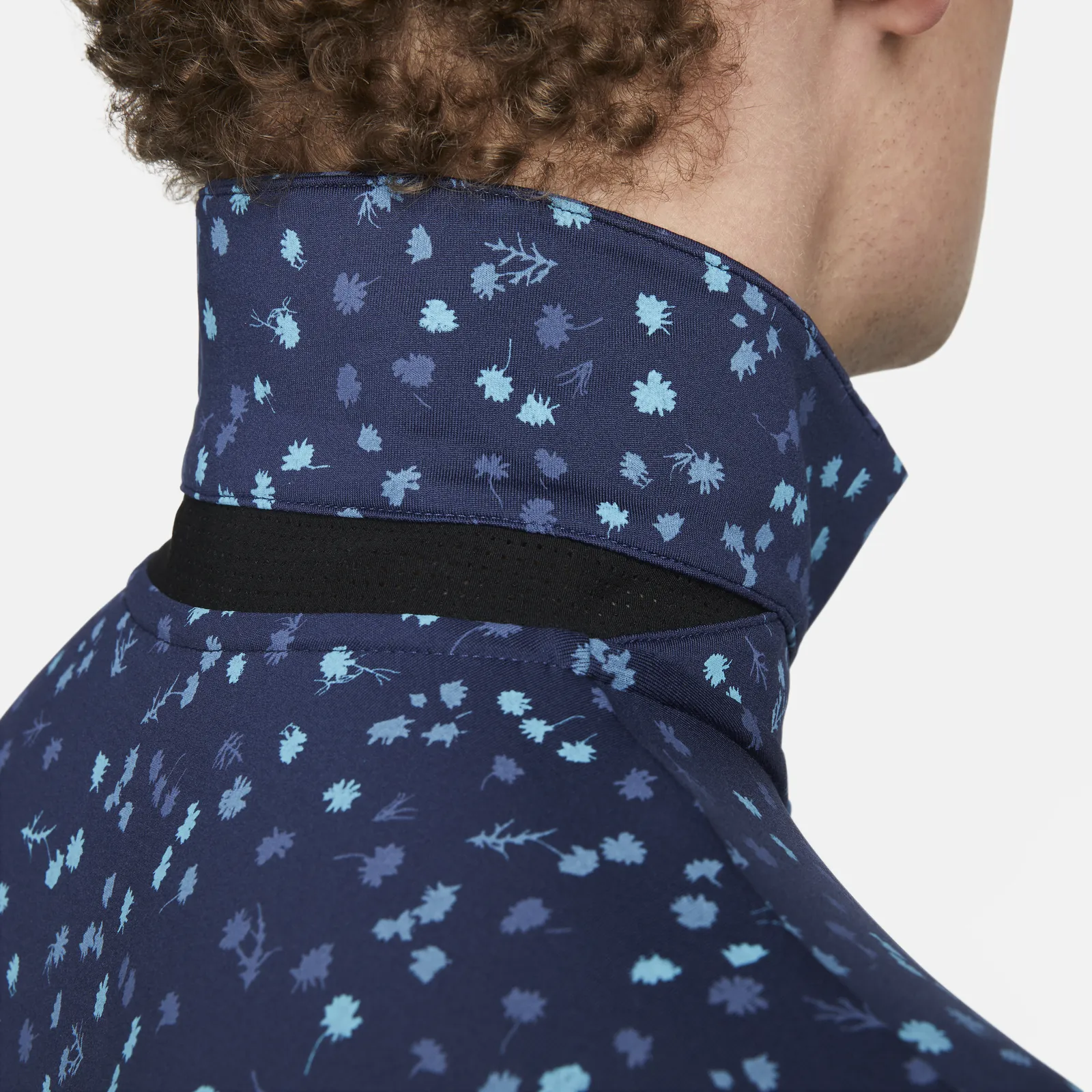 NIKE DRIFIT TOUR FLORAL GOLF POLO SHIRT