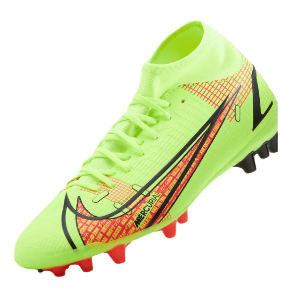 NIKE MERCURIAL SUPERFLY 8 ACADEMY A VOLT/BLACKBRIGHT CRIMSON