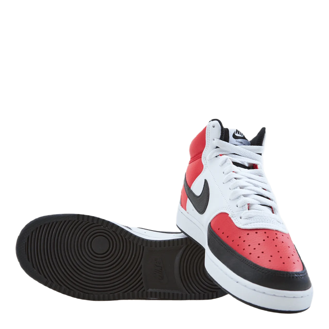NIKE NIKE COURT VISION MID NBA MEN' UNIVERSITY RED/BLACKWHITE