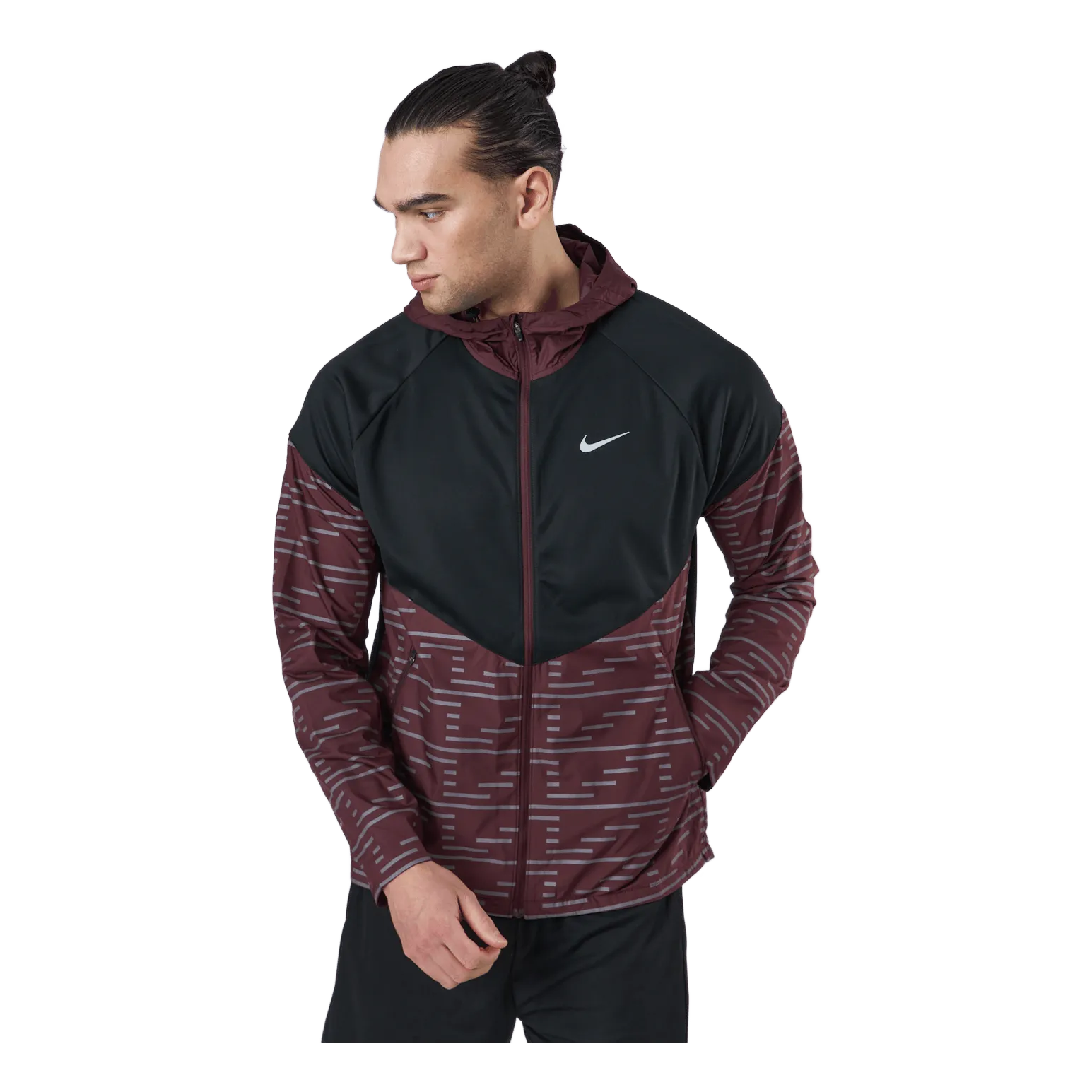 NIKE NIKE THERMAFIT REPEL RUN DIVI BURGUNDY CRUSH/BLACK/REFLECTIV