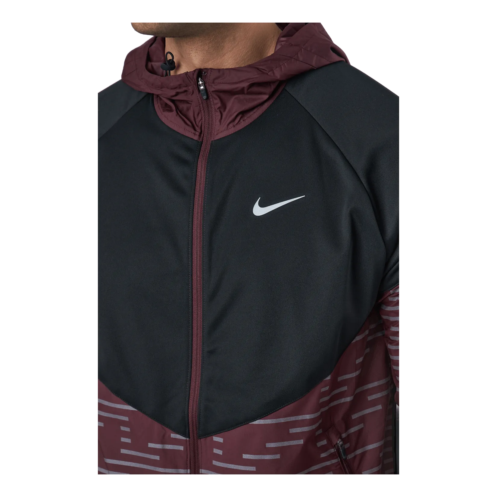 NIKE NIKE THERMAFIT REPEL RUN DIVI BURGUNDY CRUSH/BLACK/REFLECTIV