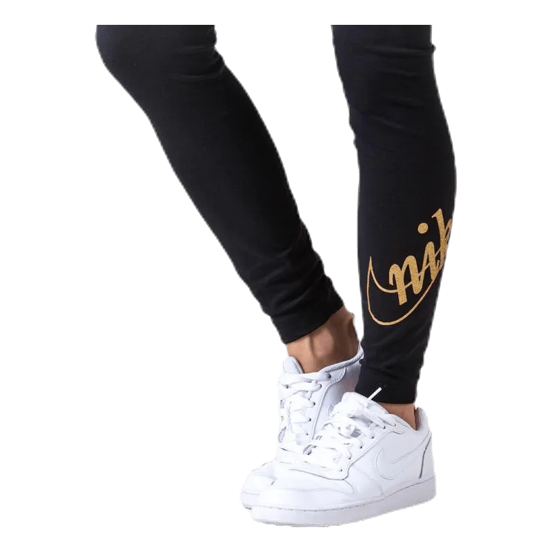 Nike NSW Glitter Leg Black/Gold