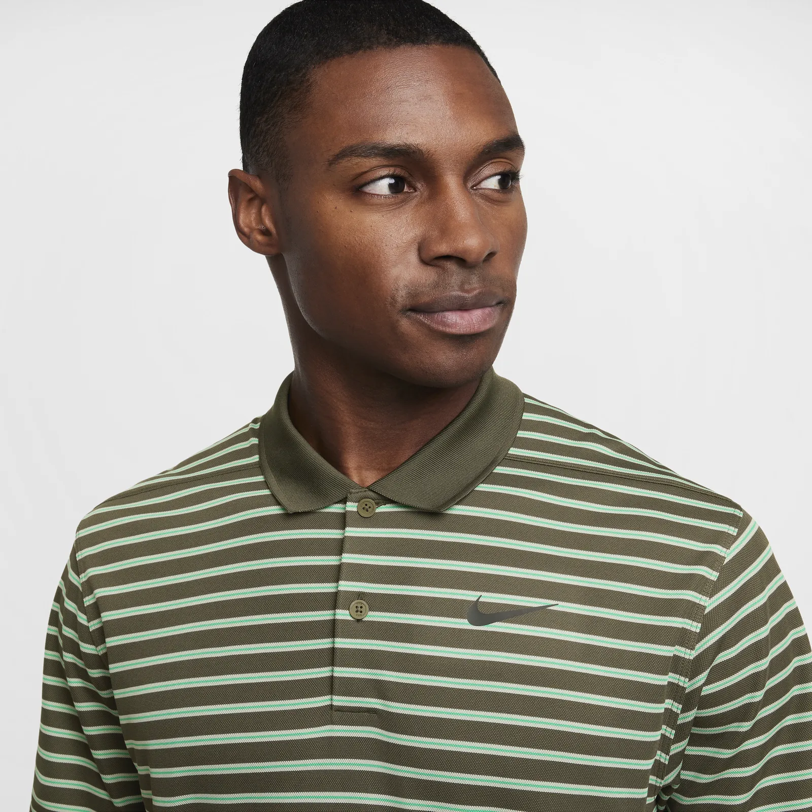 Nike Striped Golf Polo Shirt