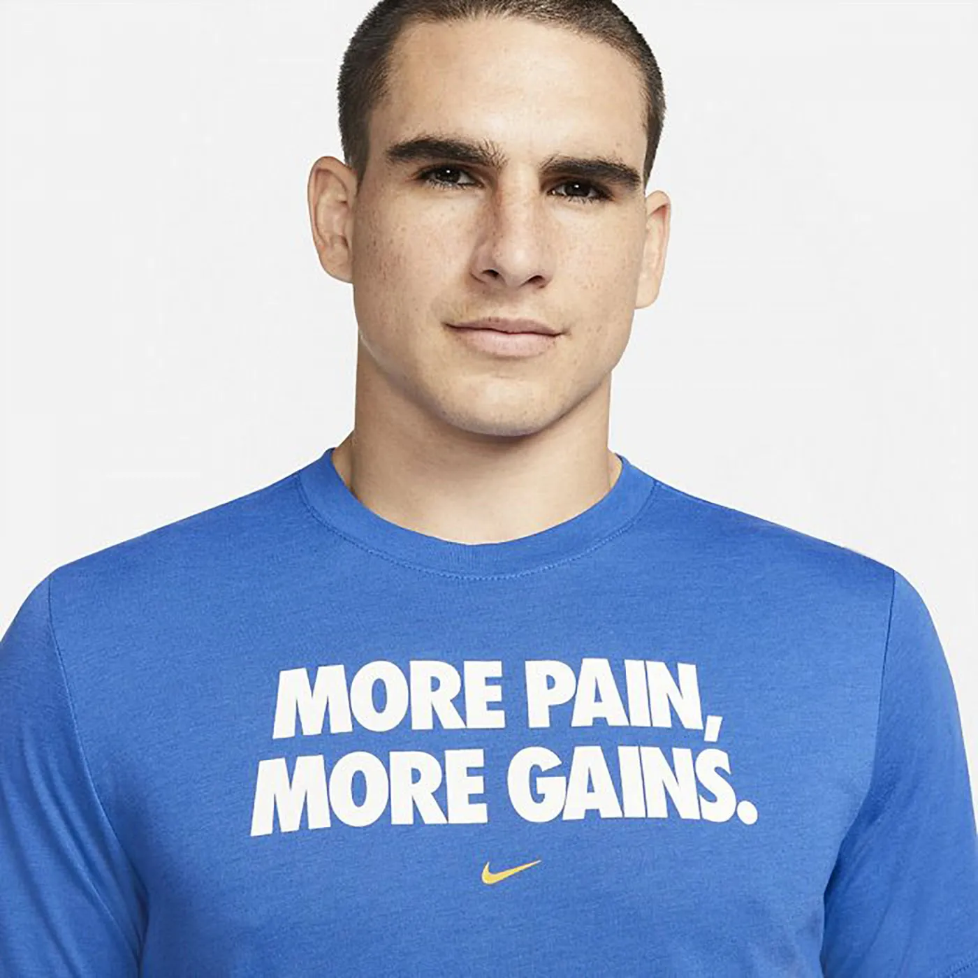 NIKE TSHIRT DRI FIT OPEN BLUE
