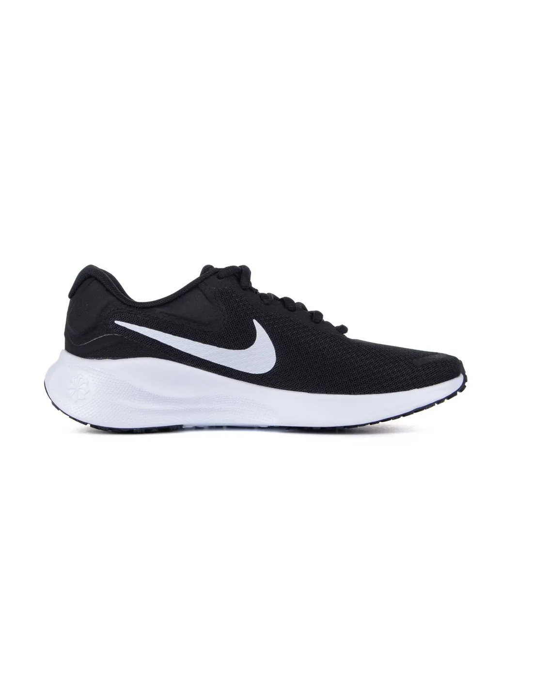NIKE  ZAPATILLAS NEGRO Y BLANCO REVOLUTION 7 MUJER