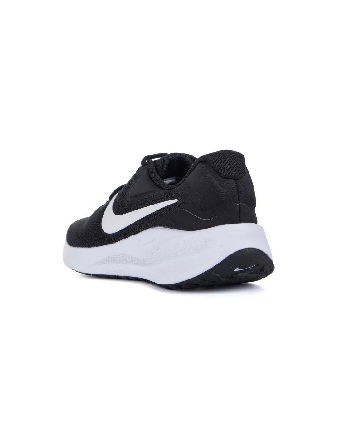 NIKE  ZAPATILLAS NEGRO Y BLANCO REVOLUTION 7 MUJER