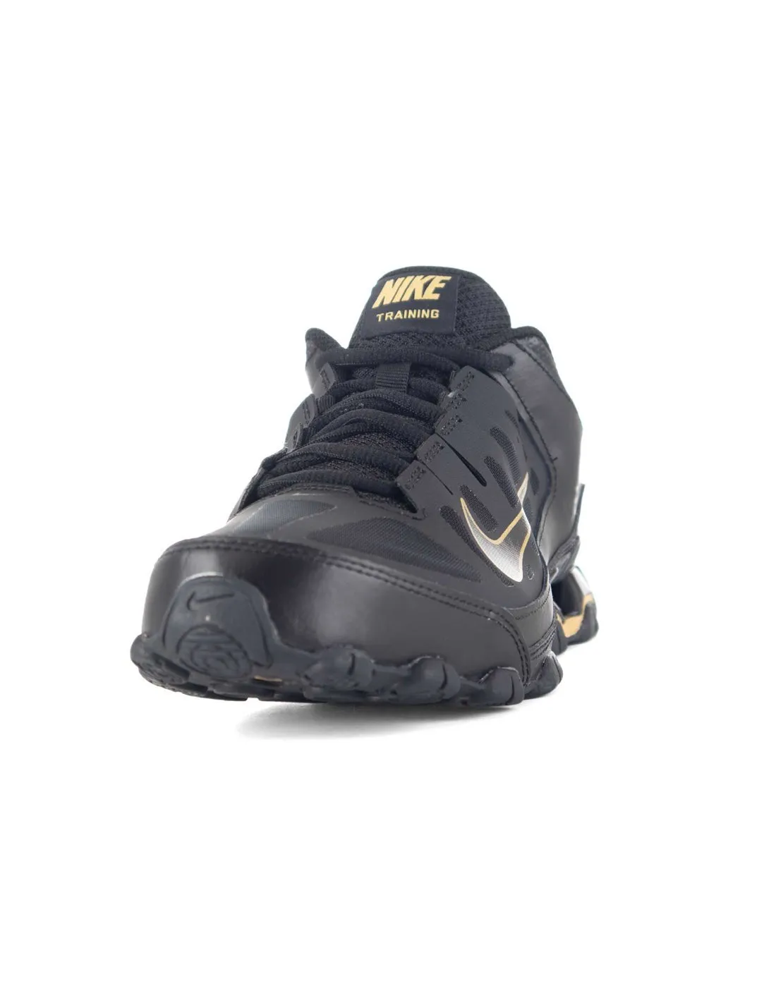 NIKE  ZAPATILLAS NEGRO Y DORADO REAX 8 TR MESH 621716 020 HOMBRE