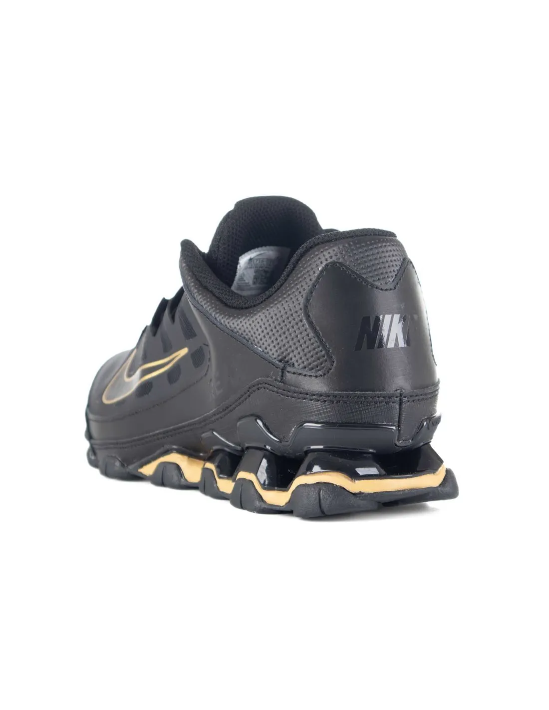 NIKE  ZAPATILLAS NEGRO Y DORADO REAX 8 TR MESH 621716 020 HOMBRE