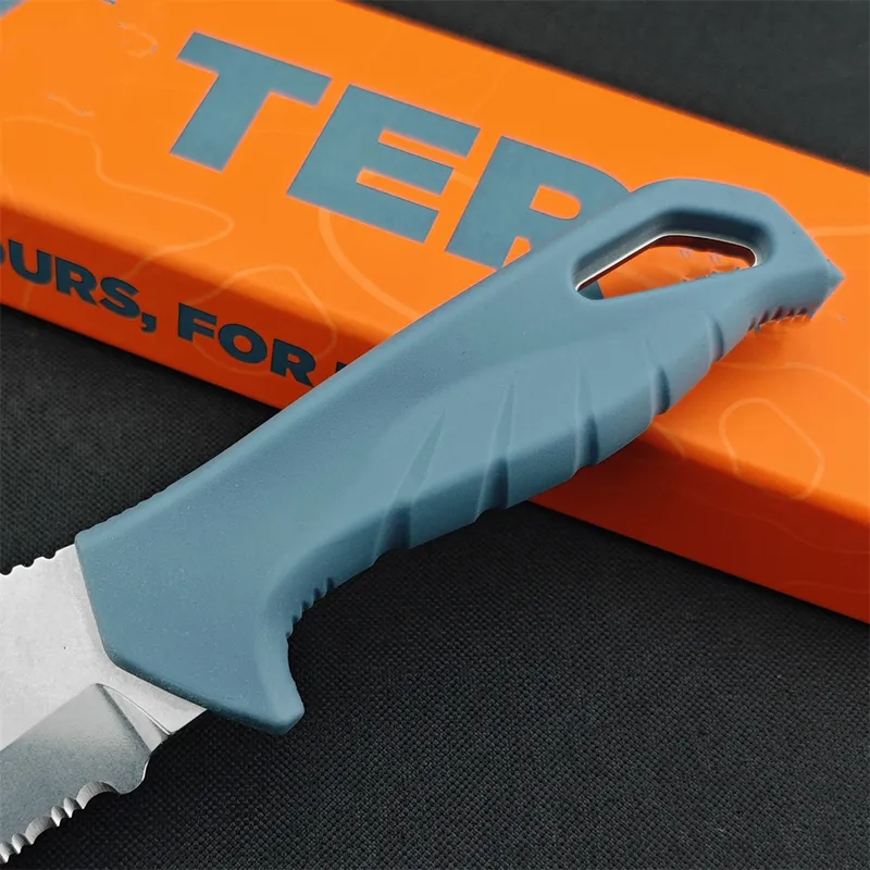 NUEVA CONTRENCIÓN BRURANTE BM 18040S 18050 CAZA CURTA Cuchillo fijo CPM Magnacut Profundidad Azul Santopreno Blade EDC Tacticals