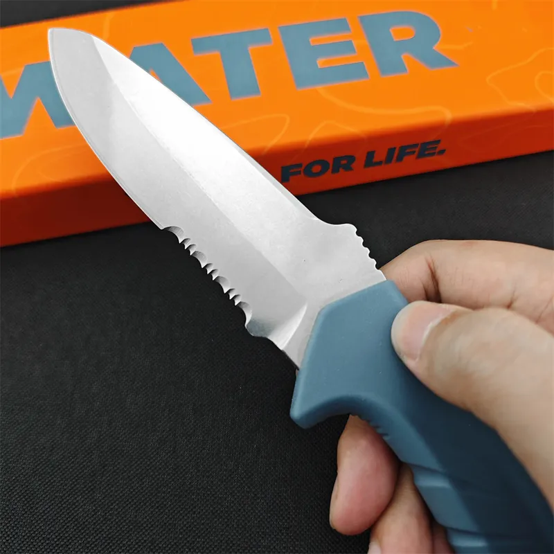 NUEVA CONTRENCIÓN BRURANTE BM 18040S 18050 CAZA CURTA Cuchillo fijo CPM Magnacut Profundidad Azul Santopreno Blade EDC Tacticals