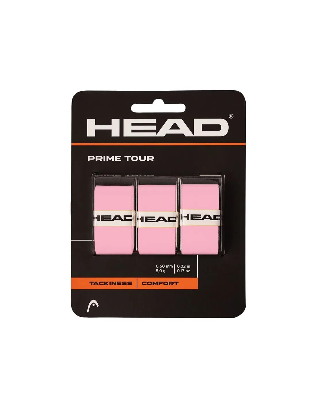 Overgrips de Tenis Head Prime Tour 3Pack Rosa