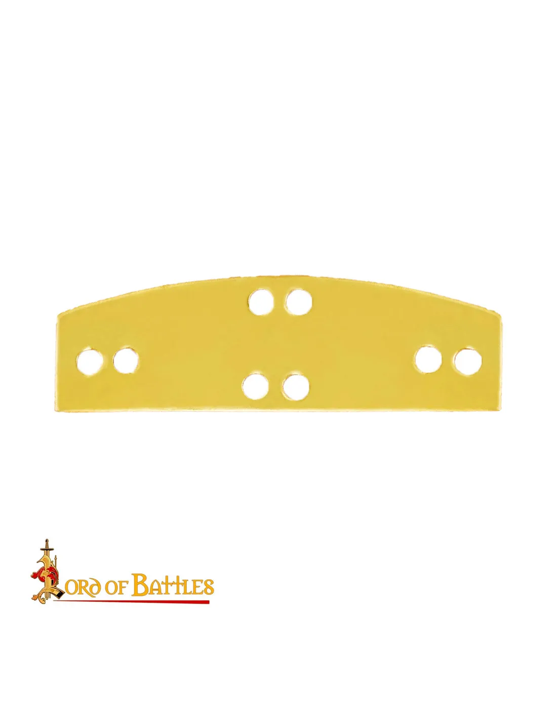 Pack de 20 placas latón para armadura lamelar vikinga Visby