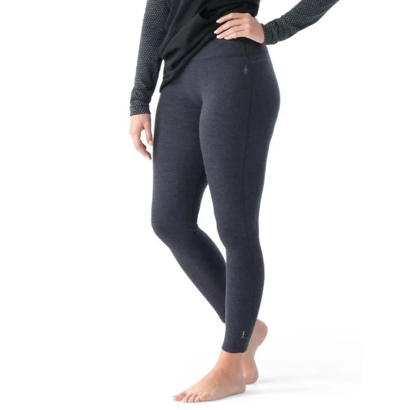 Pantalones de capa base de mujer Smartwool Classic Thermal Merino Base layer (Charcoal Heather)