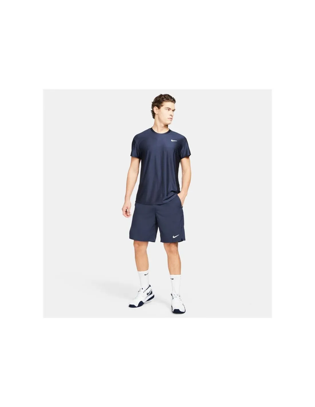 Pantalones NikeCourt Flex Victory Hombre Marino