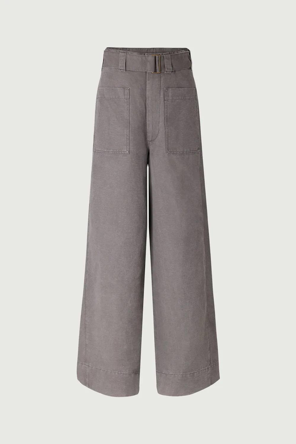 PANTALÓN VAGABOND Pantalón ancho de algodón y lino.