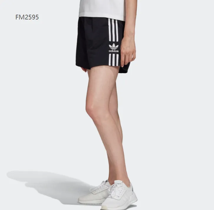 Pantalón Corto Mujer – Adidas Negro 3 Bandas