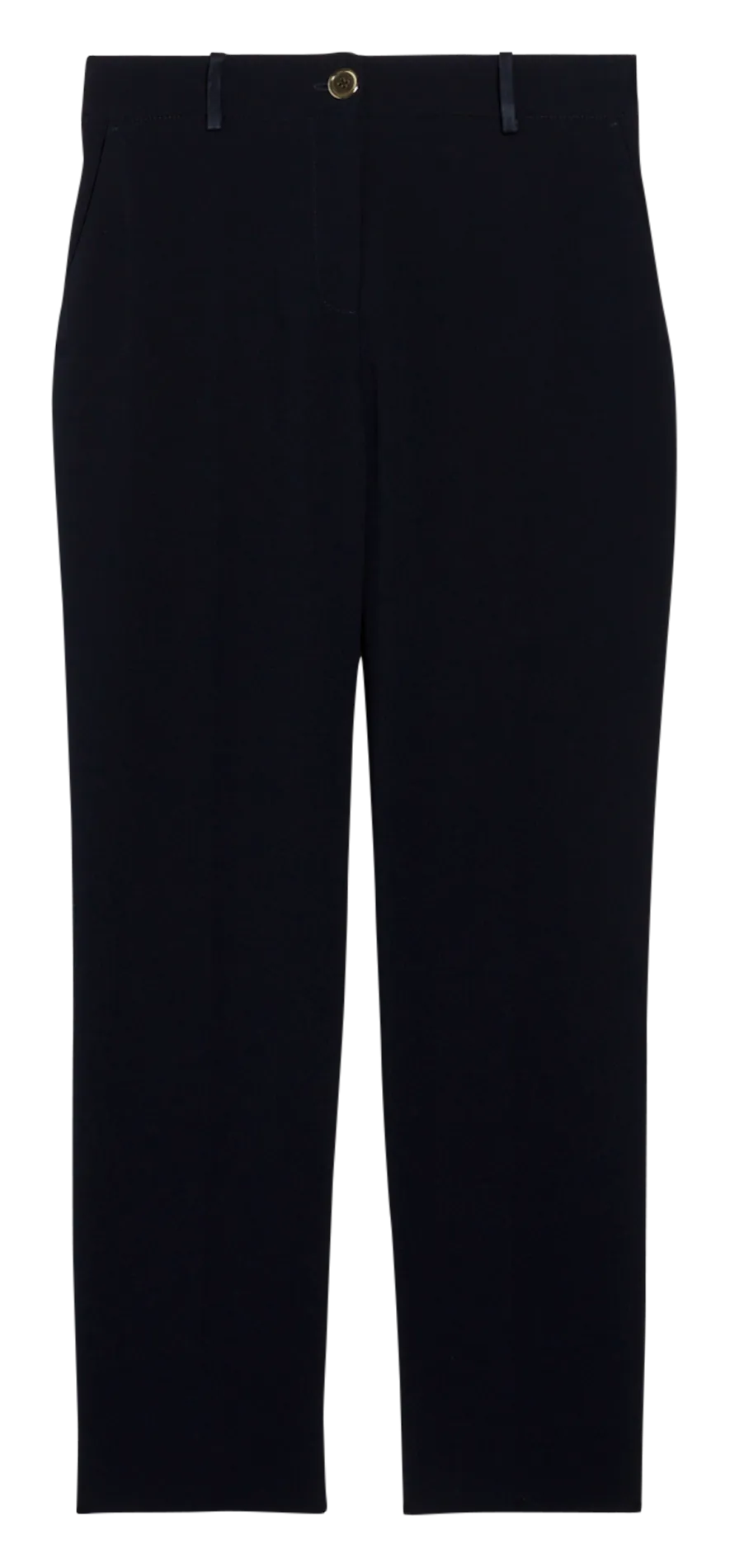 Pantalón recto en azul