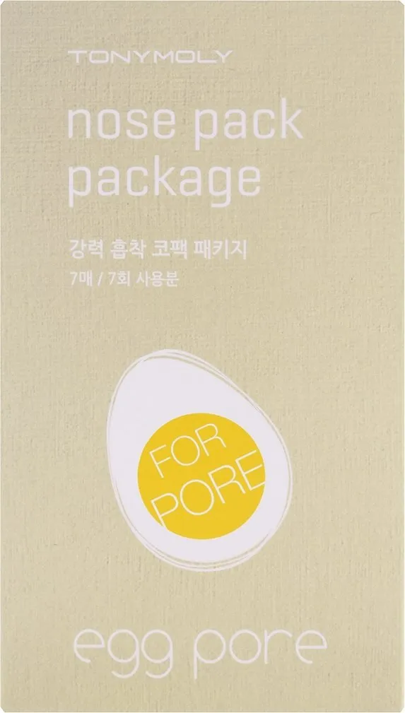 Parches para nariz Tonymoly EGG PORE NOSE PACK PACKAGE
