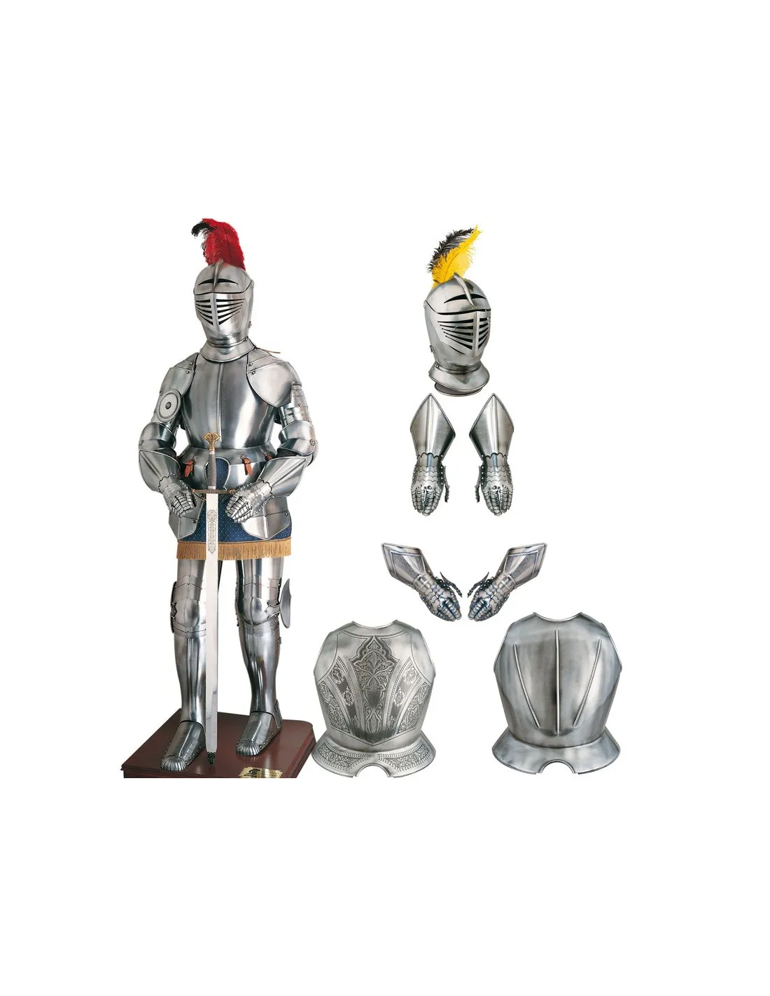 Peto liso para armadura