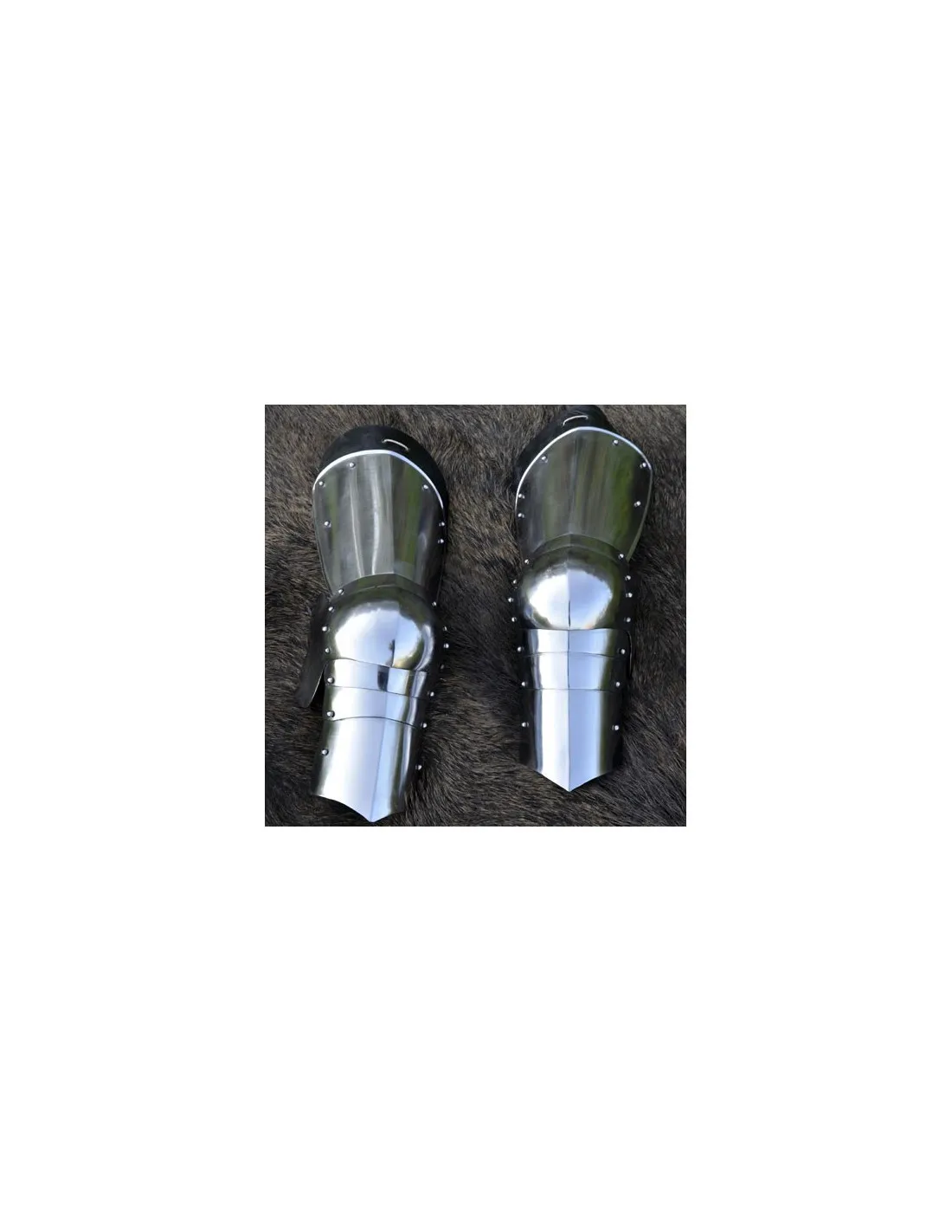 Protección piernas para armadura medieval