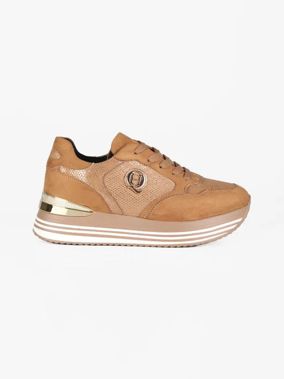 Queen Helena Zapatillas cuña mujer