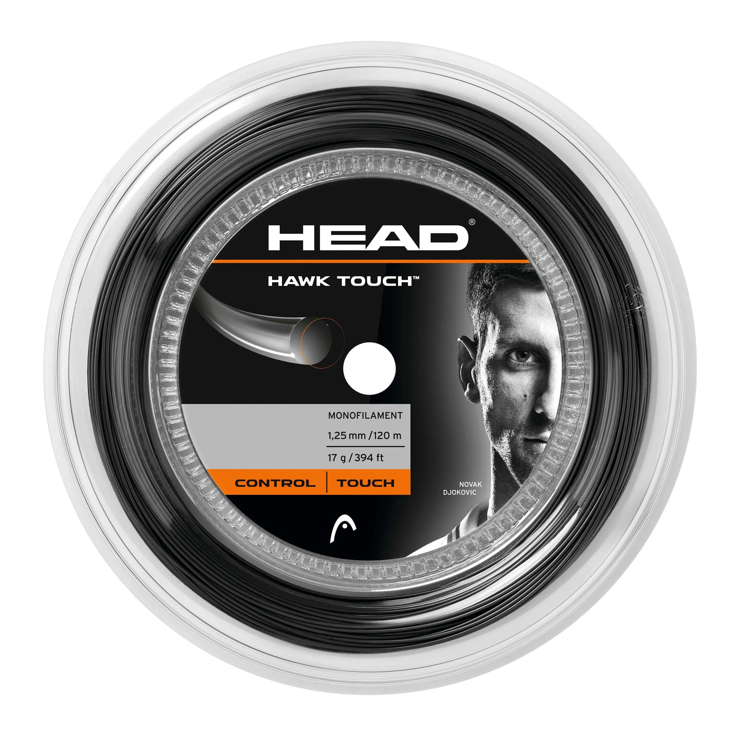 Rollo De Cuerda Tenis Head Hawk Touch Gris