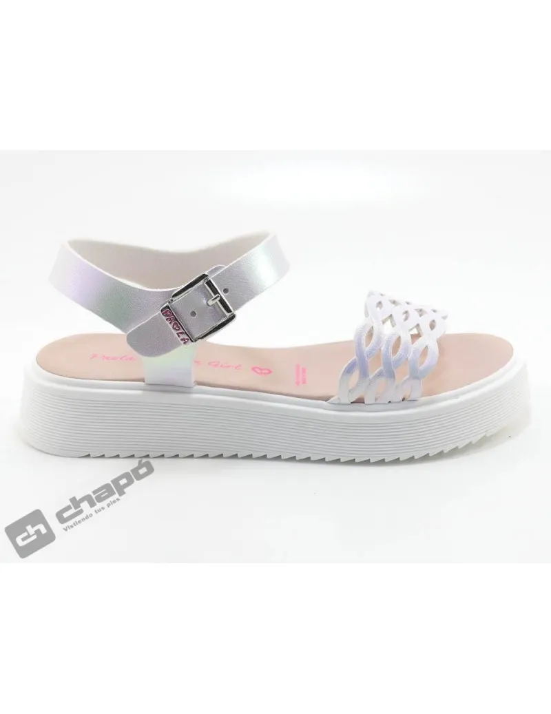 Sandalia Plata Pablosky 871700