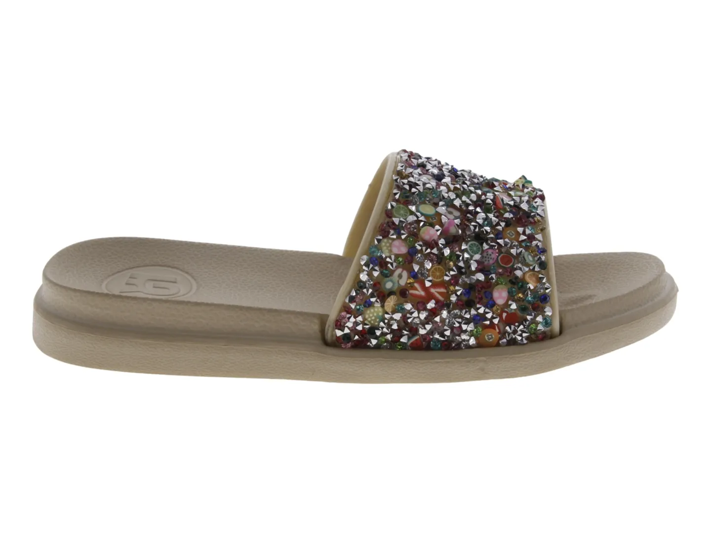 Sandalias Eva Moda 712 Beige Para Niña