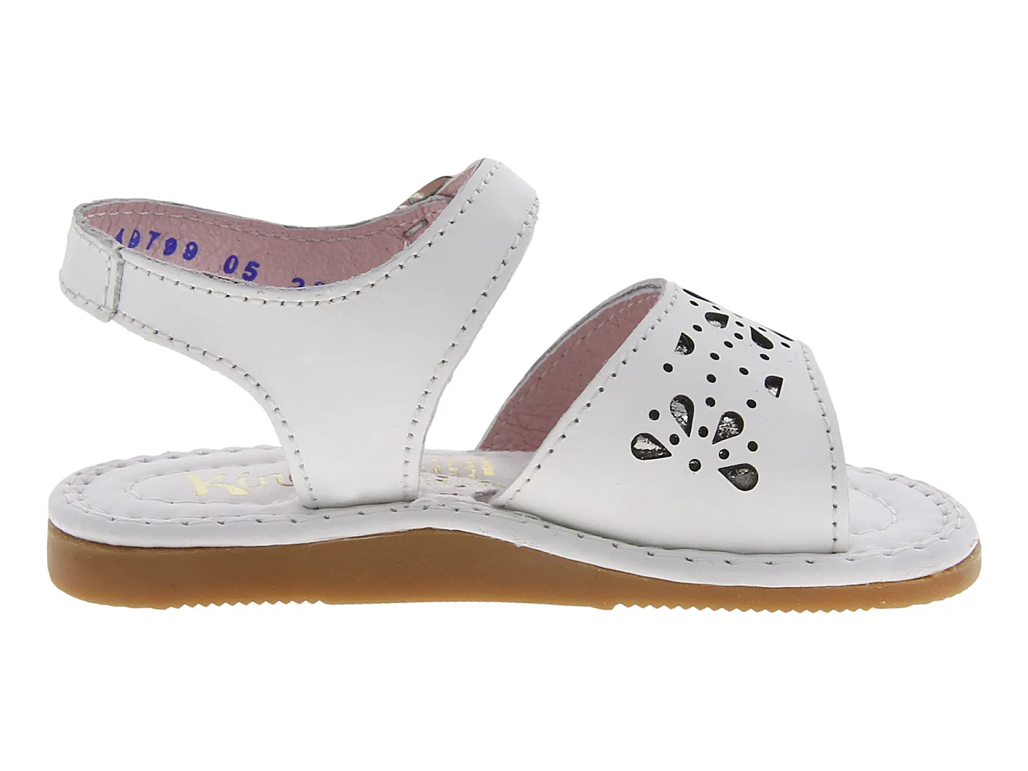 Sandalias Kinder 6029 Blanco Para Niña