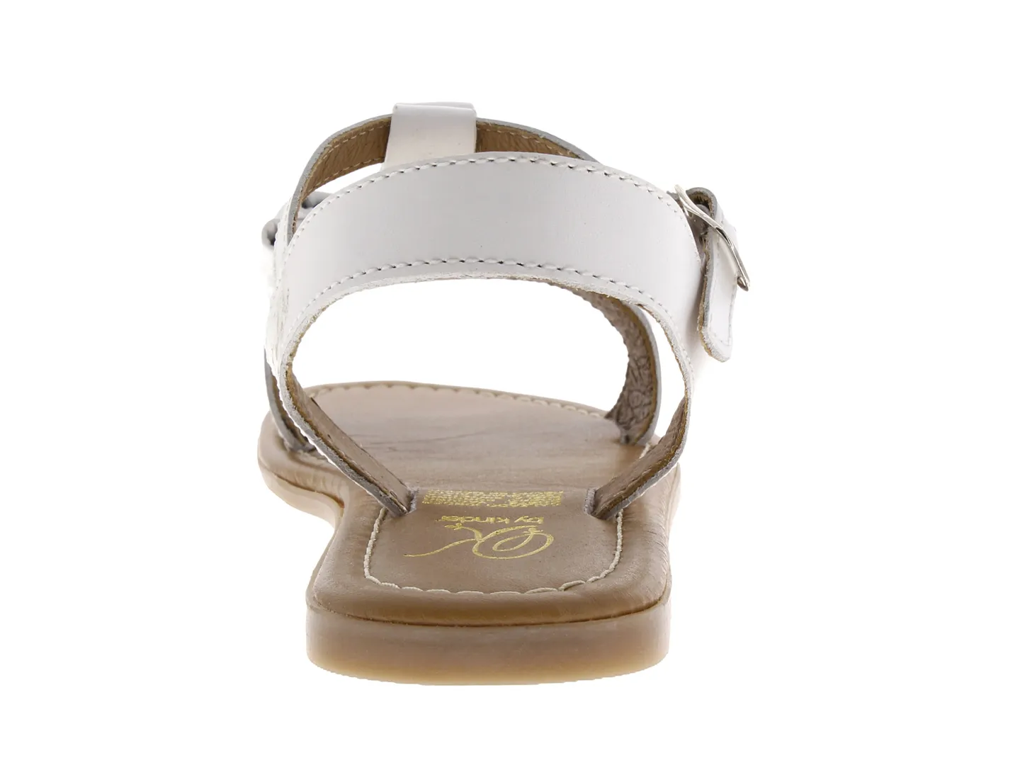 Sandalias Kinder 6420 Blanco Para Niña