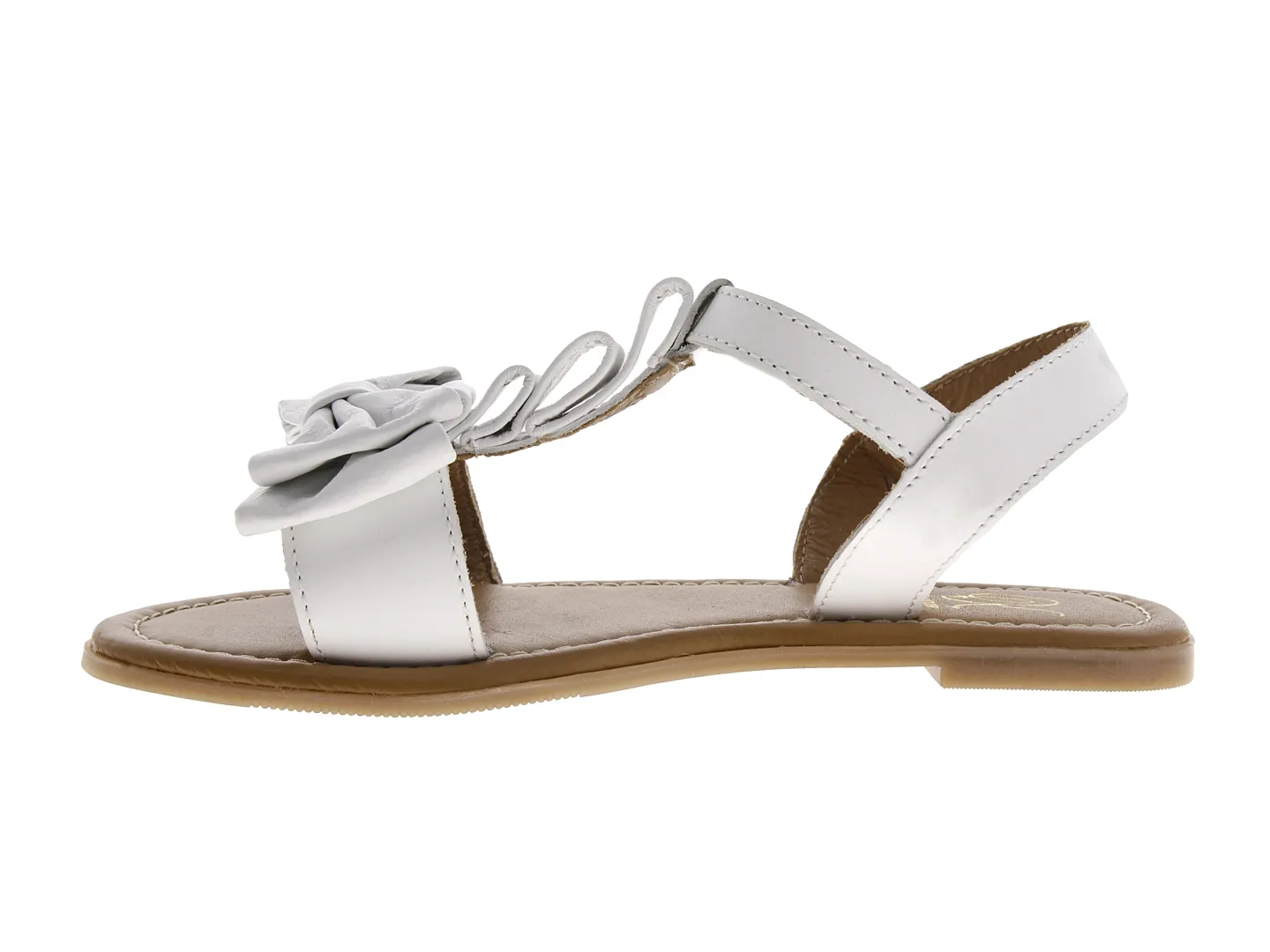 Sandalias Kinder 6420 Blanco Para Niña