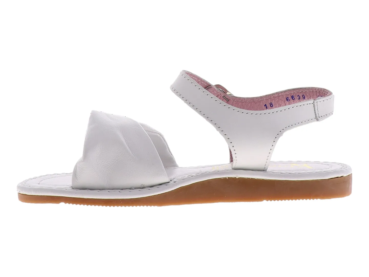 Sandalias Kinder 6639 Blanco Para Niña