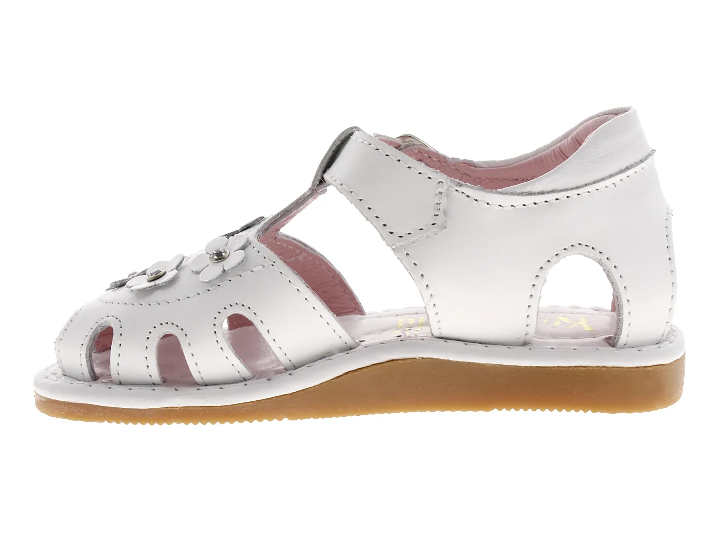 Sandalias Kinder 6978 Blanco Para Niña