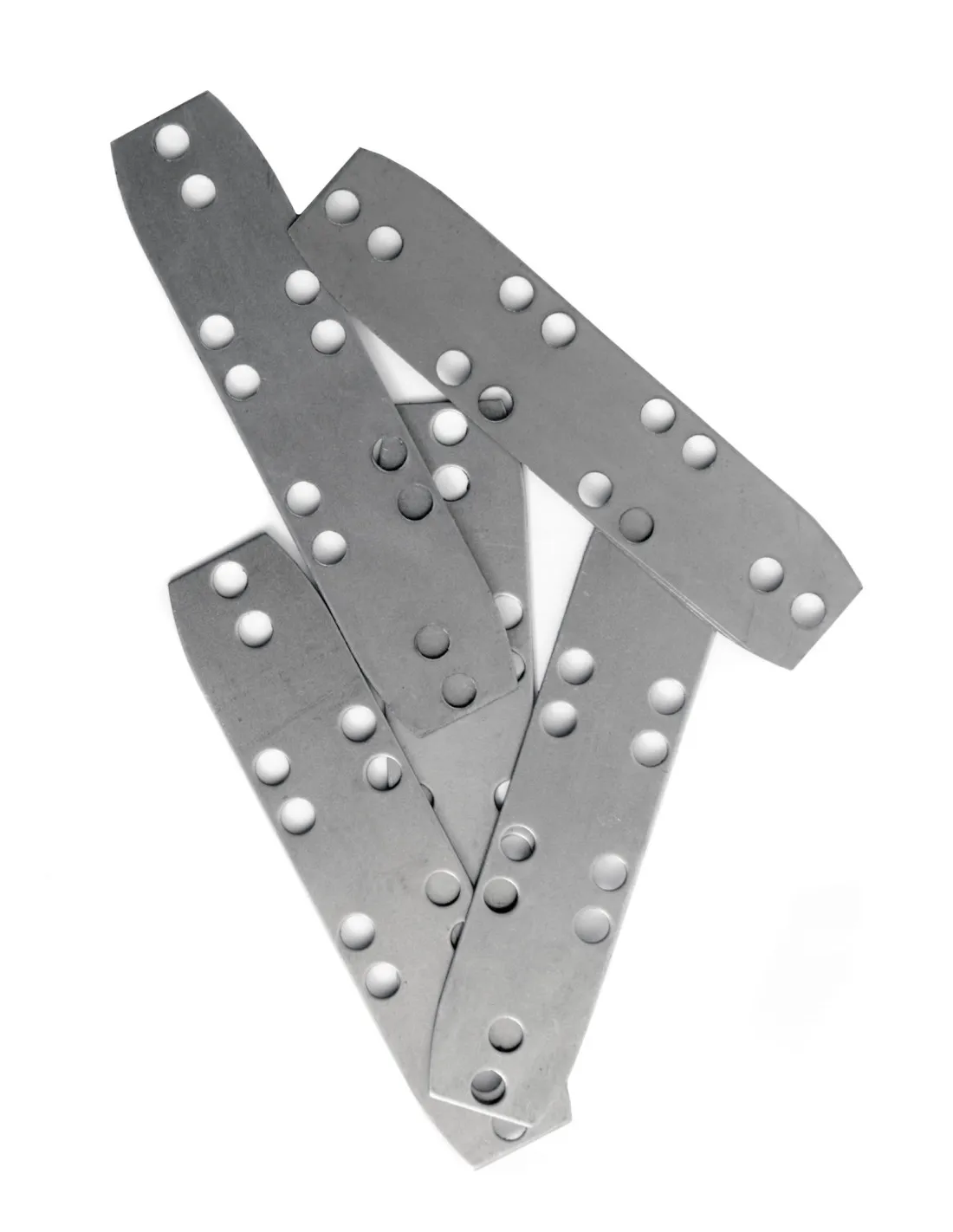 Set 25 placas para armadura Lamelar (9,7 cm.)