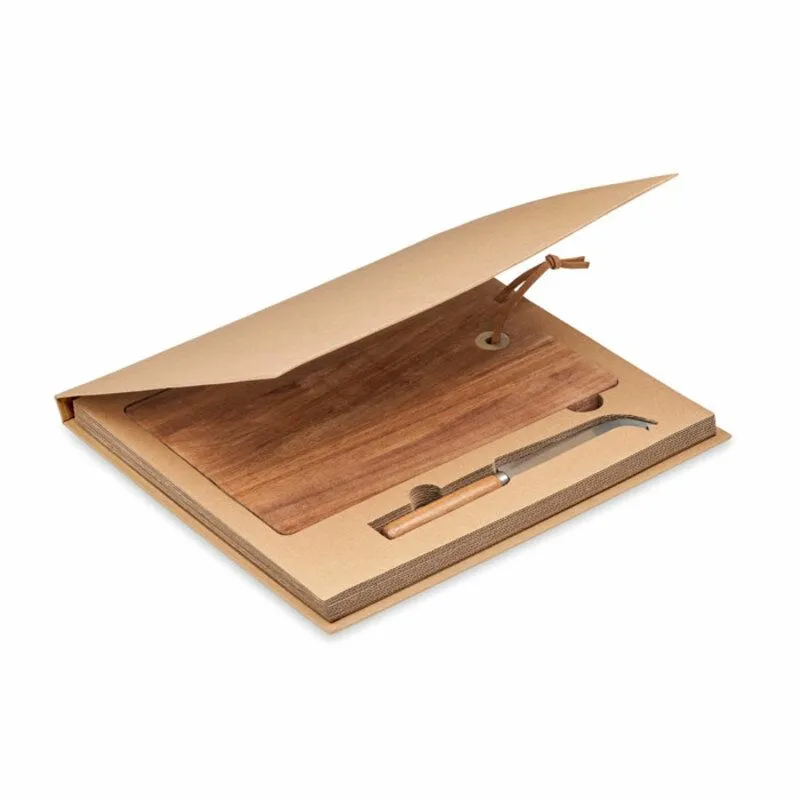 Set con tabla grande de madera personalizable Osturla