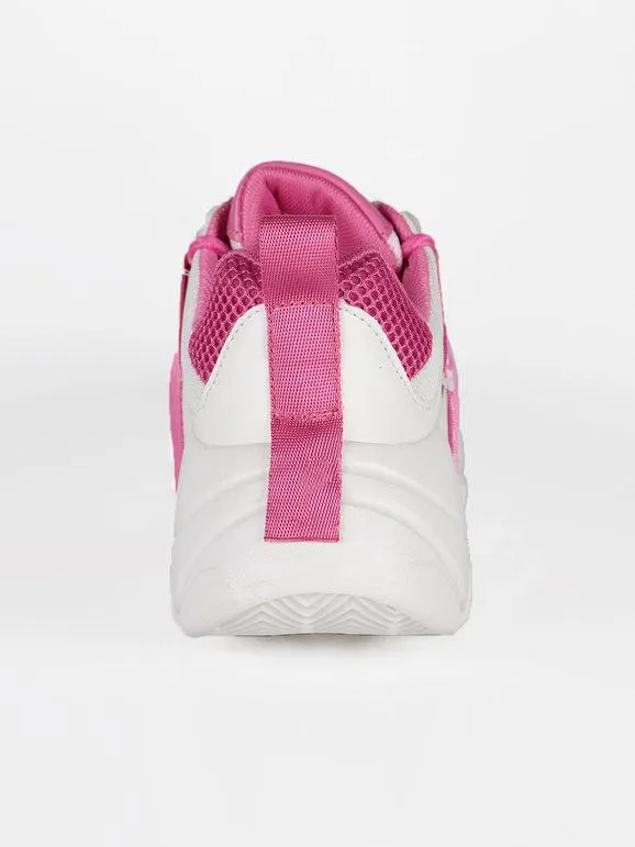 Shop Art Zapatillas chunky con inserciones en contraste