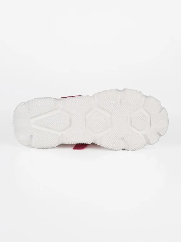Shop Art Zapatillas chunky con inserciones en contraste