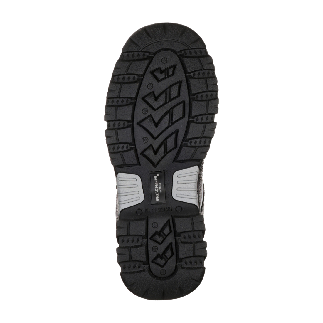 Skechers 77144blk_11 talla 43 zapato de cuero dielectrico punta composite negro