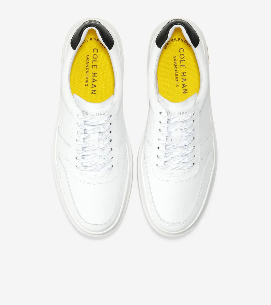 Sneakers Blancas Impermeable de Hombre | GrandPrø AM Golf Sneaker