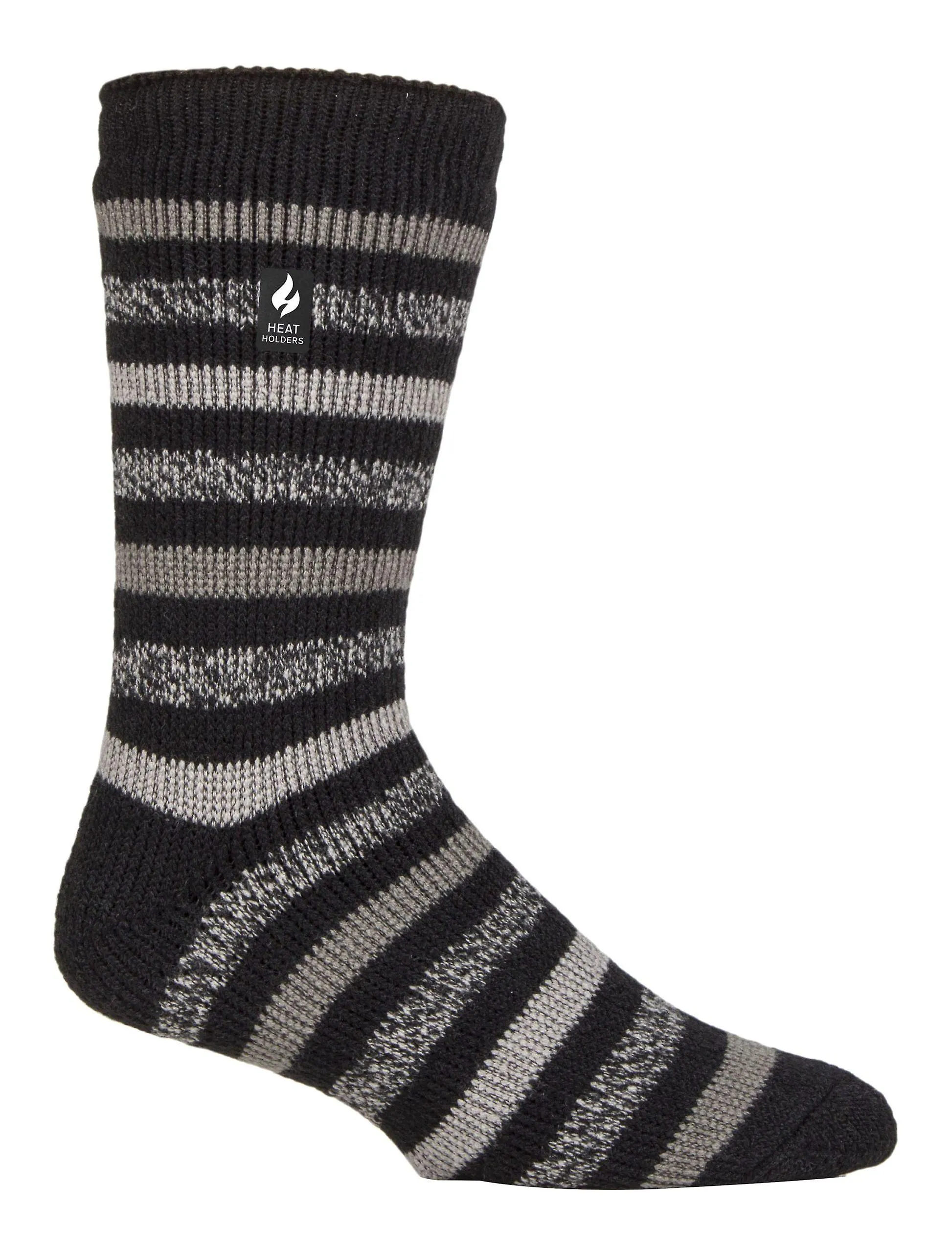 Soportes calefactables para hombres grueso twist calcetines térmicos de invierno