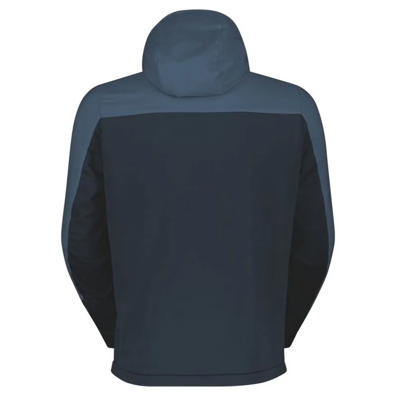 Sudadera con capucha para hombre Scott Explorair Alpha (Azul metálico/Azul oscuro)
