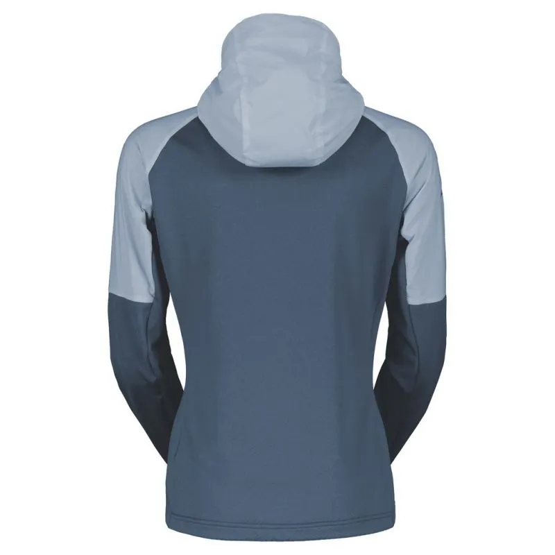 Sudadera con capucha para mujer Scott Explorair Alpha (Glace blue/Metal blue)