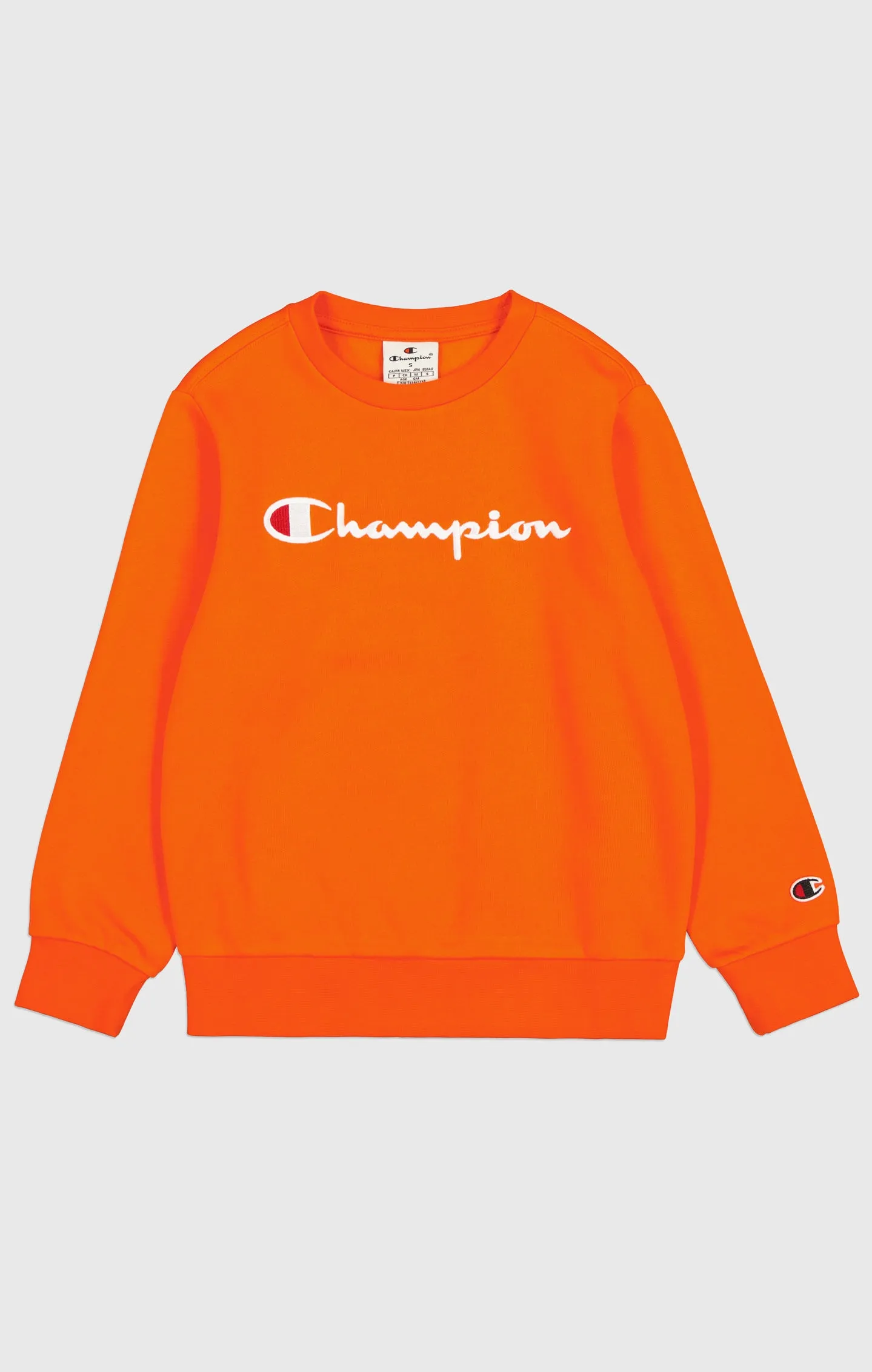Sudadera de felpa y logotipo grande para niño