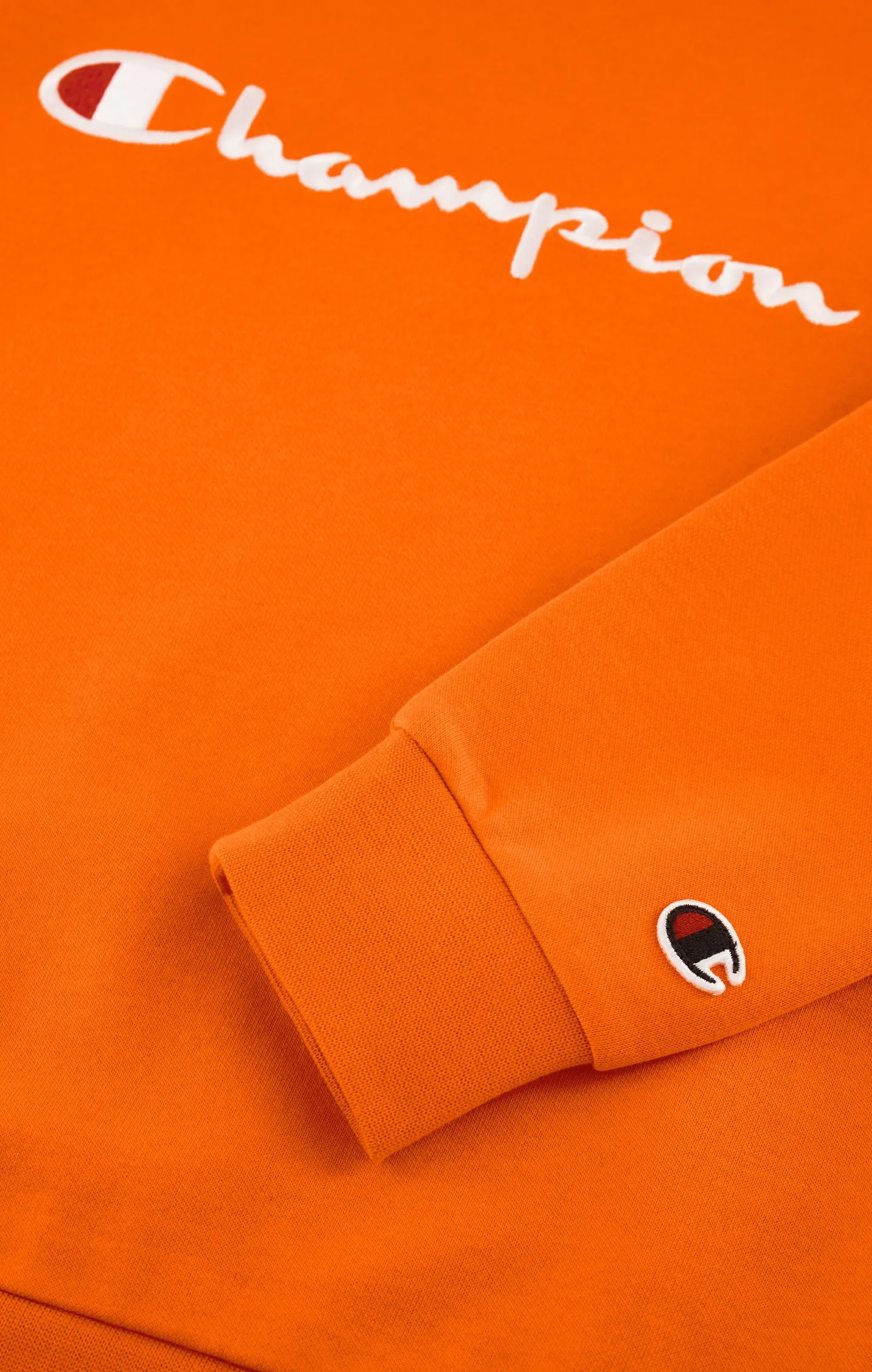 Sudadera de felpa y logotipo grande para niño